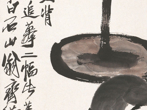  齐白石写意水墨画，近现代水墨画156 