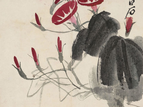 齐白石写意水墨画，近现代水墨画-1