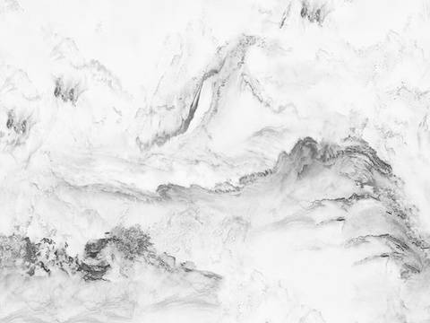 现代新中式大理石 浅色山水大理石岩板