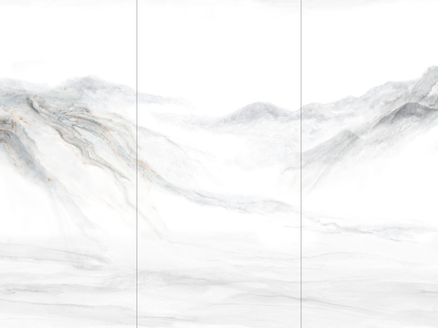 新中式中式岩板大理石 山水纹理大理石