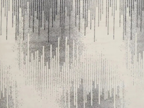  无缝深灰色针织肌理几何条纹地毯 