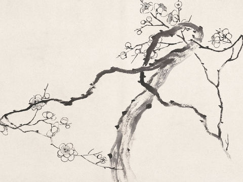 齐白石写意水墨画，近现代水墨画5