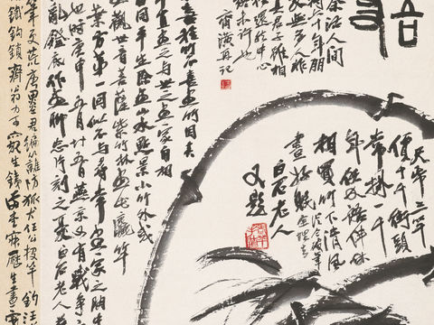 齐白石写意水墨画，近现代水墨画8