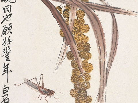  齐白石写意水墨画，近现代水墨画300 