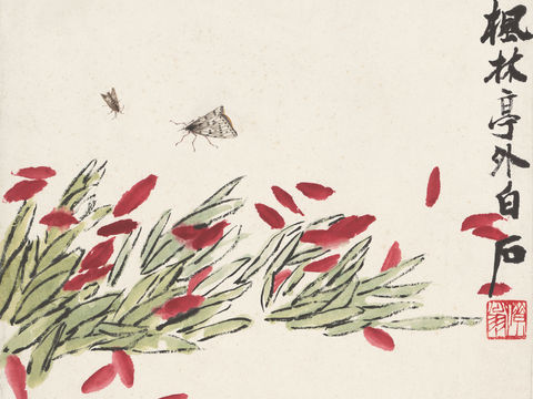  齐白石写意水墨画，近现代水墨画19 (2) 