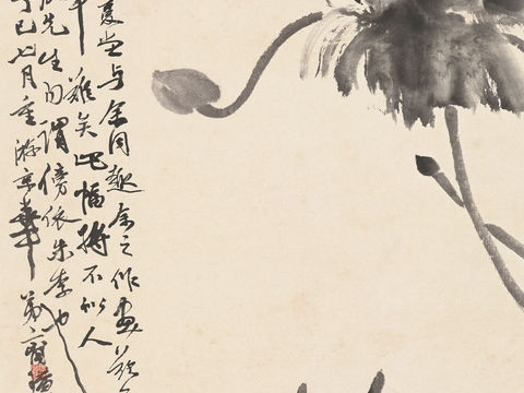 齐白石写意水墨画，近现代水墨画2