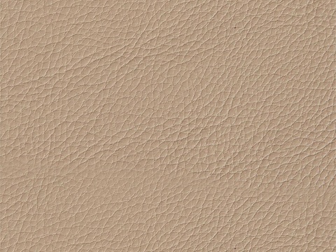 无缝奶咖色粗纹皮革