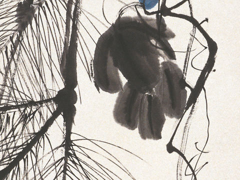 齐白石写意水墨画，近现代水墨画51