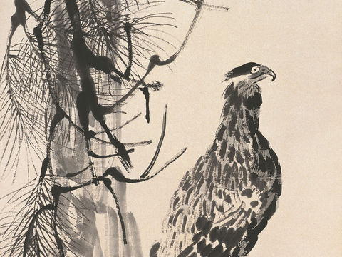 齐白石写意水墨画，近现代水墨画87