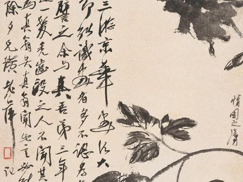 齐白石写意水墨画，近现代水墨画23