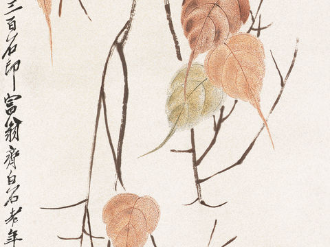  齐白石写意水墨画，近现代水墨画25 