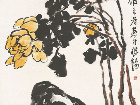  齐白石写意水墨画，近现代水墨画231 