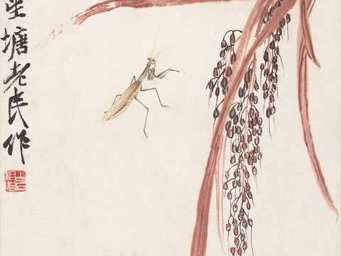  齐白石写意水墨画，近现代水墨画26 (2) 