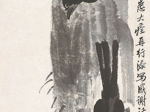  齐白石写意水墨画，近现代水墨画303 