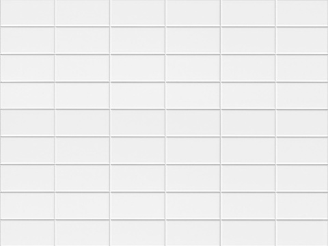 无缝白色条形瓷砖