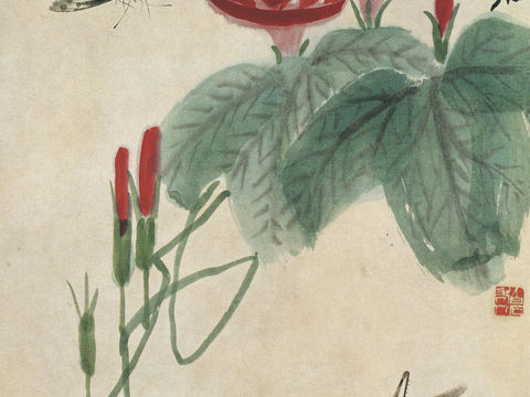 齐白石写意水墨画，近现代水墨画7545.3-37