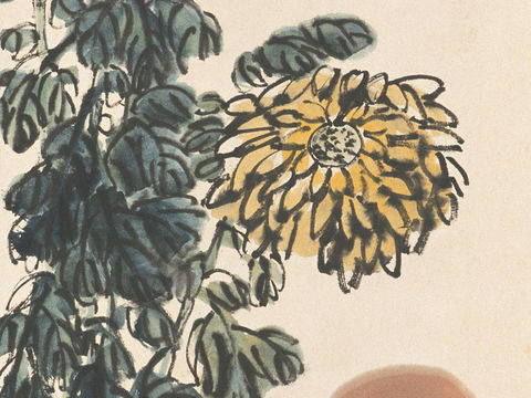 齐白石写意水墨画，近现代水墨画61