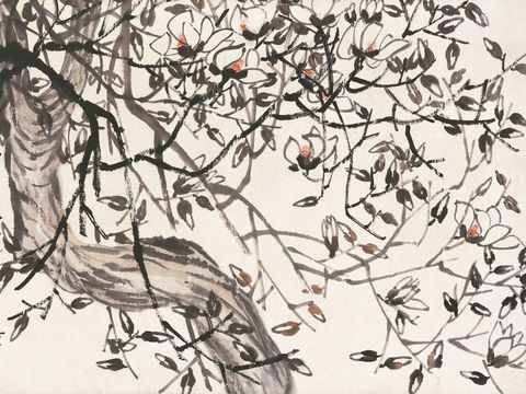  齐白石写意水墨画，近现代水墨画44 