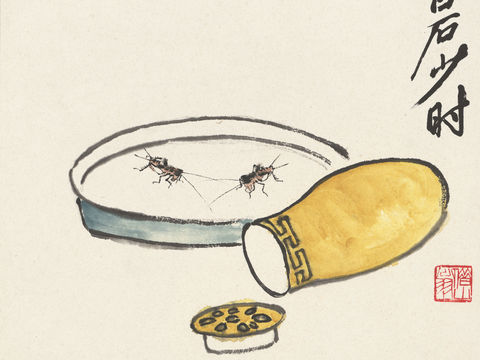 齐白石写意水墨画，近现代水墨画27 (2)