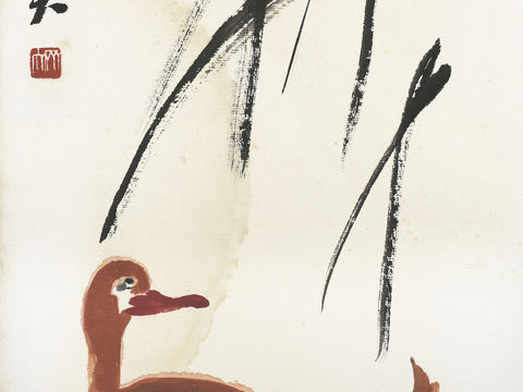  齐白石写意水墨画，近现代水墨画76 (2) 