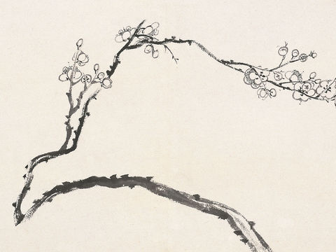 齐白石写意水墨画，近现代水墨画97