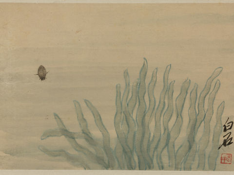 齐白石写意水墨画，近现代水墨画9 (2)