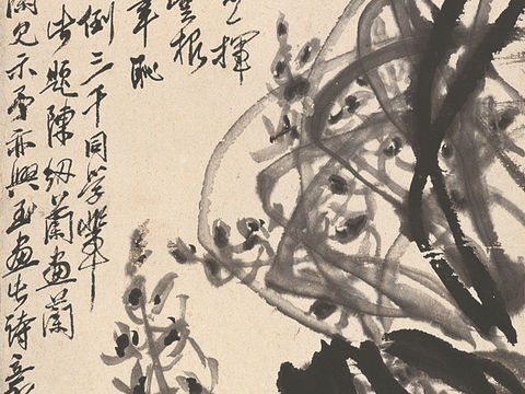  齐白石写意水墨画，近现代水墨画196 