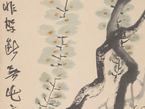 齐白石写意水墨画，近现代水墨画-3