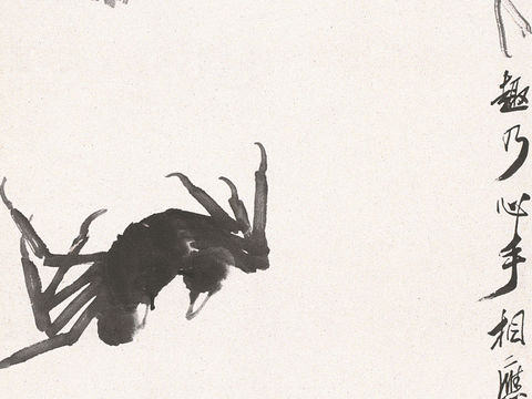 齐白石写意水墨画，近现代水墨画168