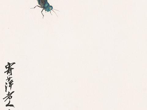  齐白石写意水墨画，近现代水墨画176 