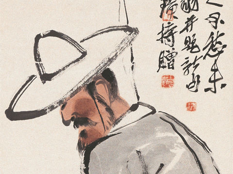  齐白石写意水墨画，近现代水墨画18 