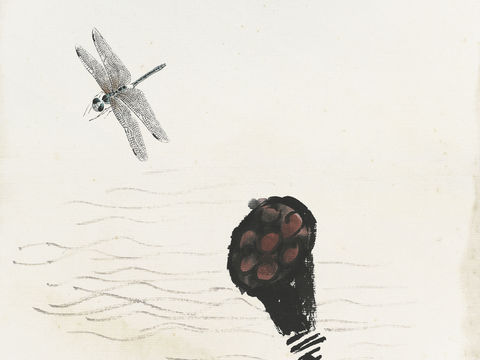 齐白石写意水墨画，近现代水墨画81 (2)