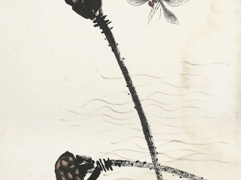  齐白石写意水墨画，近现代水墨画45 (2) 