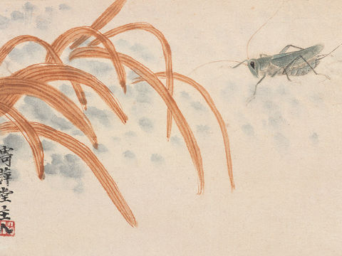  齐白石写意水墨画，近现代水墨画192 