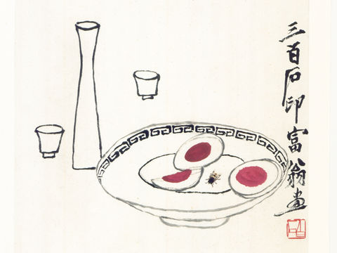 齐白石写意水墨画，近现代水墨画2 (2)