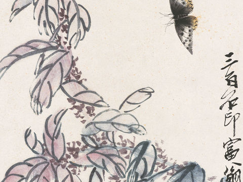  齐白石写意水墨画，近现代水墨画301 