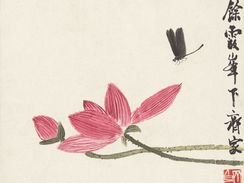 齐白石写意水墨画，近现代水墨画23 (2)