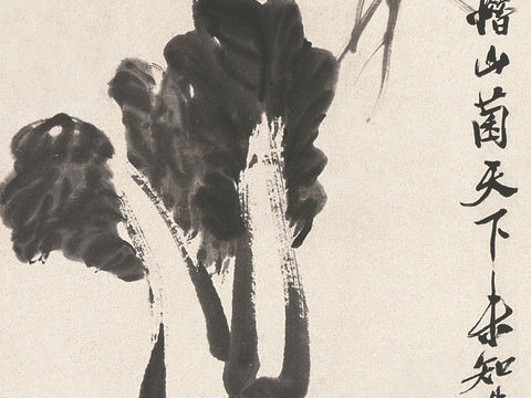 齐白石写意水墨画，近现代水墨画88