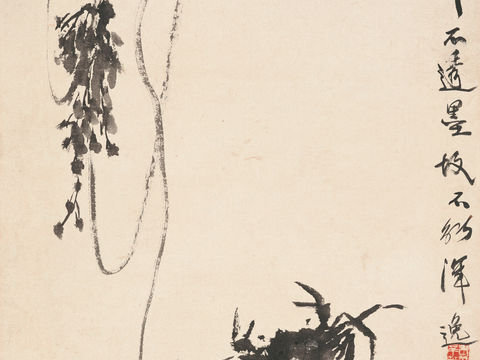 齐白石写意水墨画，近现代水墨画22