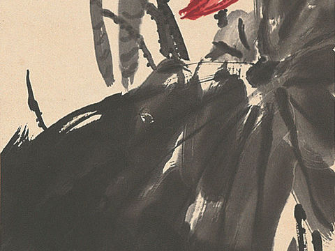  齐白石写意水墨画，近现代水墨画234 