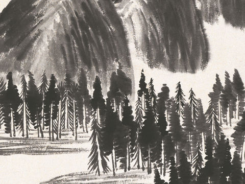 齐白石写意水墨画，近现代水墨画39