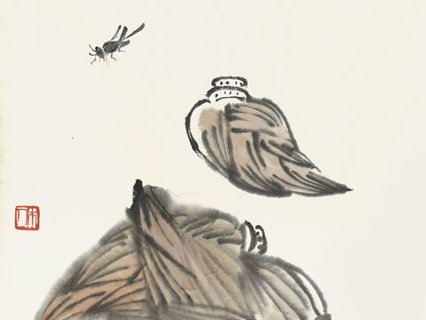  齐白石写意水墨画，近现代水墨画49 (2) 