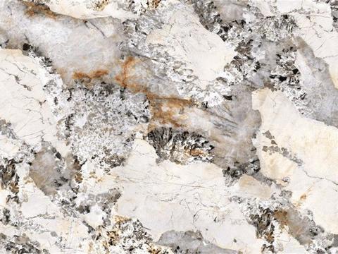 现代轻奢 细纹潘多拉 白色岩板