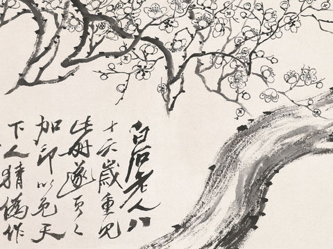 齐白石写意水墨画，近现代水墨画4