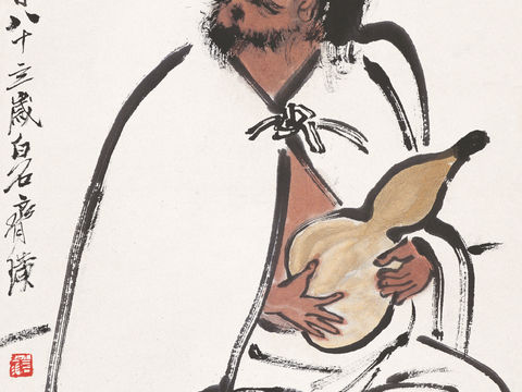  齐白石写意水墨画，近现代水墨画43 (3) 