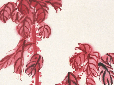  齐白石写意水墨画，近现代水墨画205 