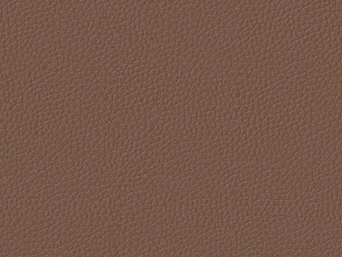  无缝咖色粗纹皮革 