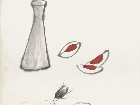 齐白石写意水墨画，近现代水墨画58 (2)