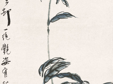 齐白石写意水墨画，近现代水墨画6