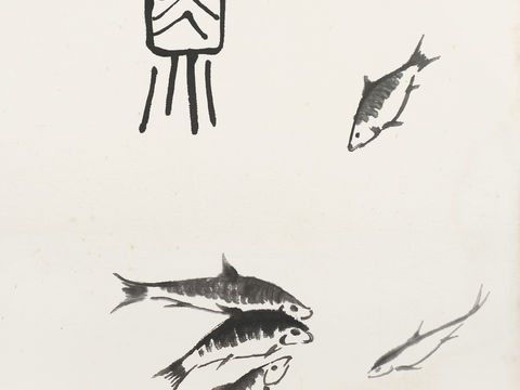  齐白石写意水墨画，近现代水墨画28 (2) 